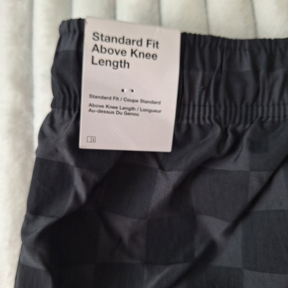 Nike Checker Board Nylon Standard Fit Above Knee Shorts Mens XXL BLACK ATHLETIC - Picture 9 of 10